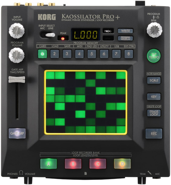 Korg Kaossilator Pro+ Dynamic Phrase Synthesizer/Loop Recorder 