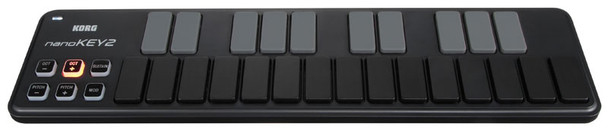 Korg NanoKEY2 USB MIDI Controller Keyboard (Black) 