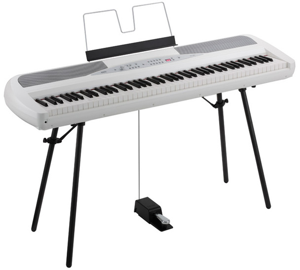 Korg SP-280 Digital Piano, White 