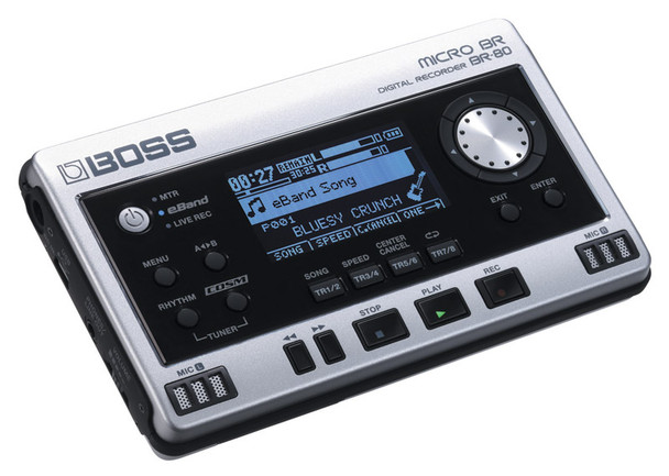 Boss Micro BR BR-80 8 Track Portable Recorder  