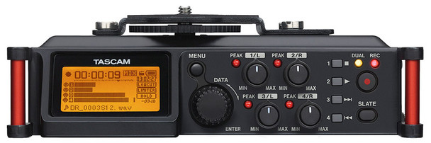 Tascam DR-70D 4-Channel Audio Recorder for DSLR Cameras - Absolute