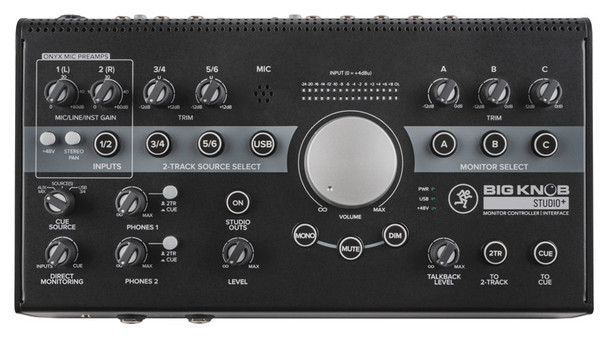 Mackie Big Knob Studio Plus USB Interface and Monitor Controller 