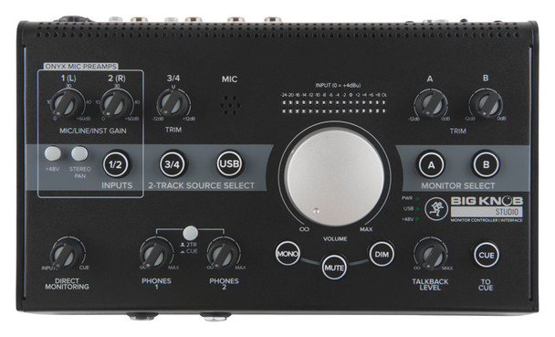 Mackie Big Knob Studio USB Interface and Monitor Controller 