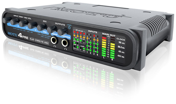 MOTU 4pre Hybrid Firewire/USB Audio Interface  