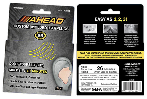 Ahead Custom Moulded Ear plugs  