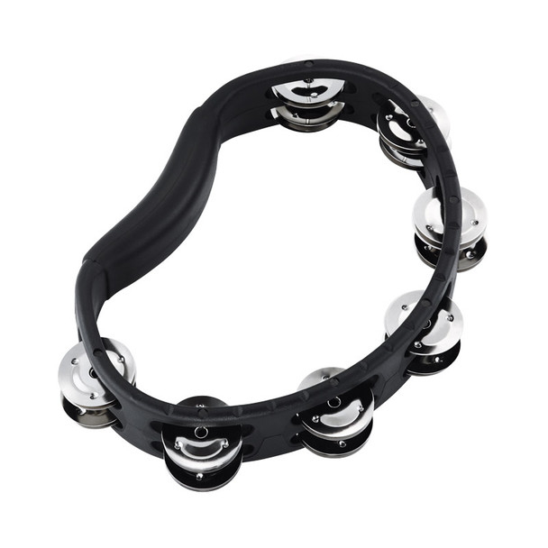 Meinl HTMT1BK Headliner Series Handheld ABS Tambourine 2 Rows, Black 
