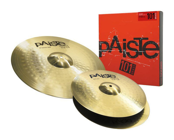 Paiste P101BS214 101 Cymbal Set. 14 Inch Hi-Hat ,18 Inch Crash/Ride 