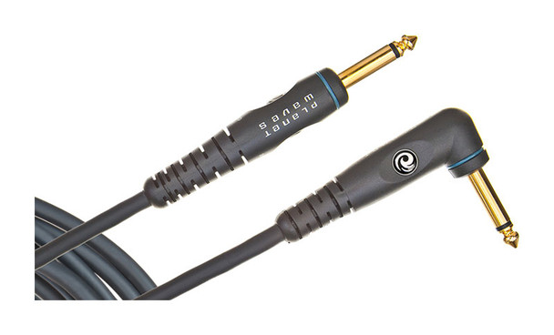 Planet Waves PW-GRA-10 Custom Series Instrument Cable, Right Angle, 10 feet 