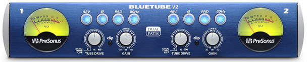 PreSonus BlueTube DP V2 Dual Channel Tube Mic/Instrument Preamp  
