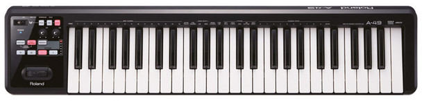 Roland A-49 49 note USB/MIDI Controller Keyboard, Black 