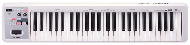 Roland A-49 49 note USB/MIDI Controller Keyboard, White 