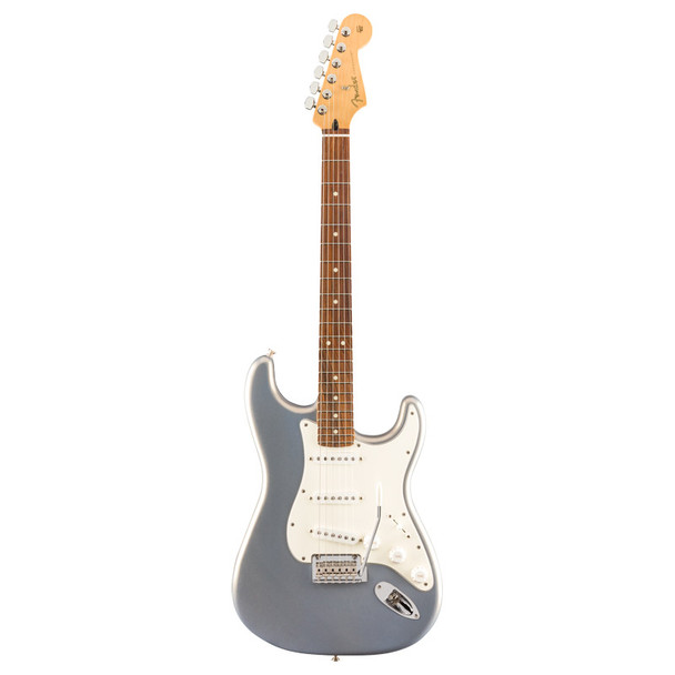 Fender Player Stratocaster Electric Guitar, Silver, Pau Ferro 