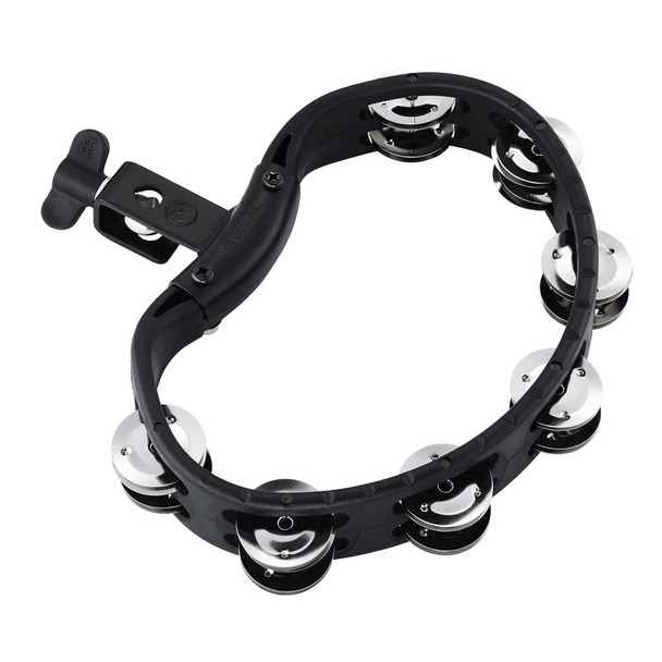 Meinl HTMT2BK Headliner Series Mountable ABS Tambourine, Black 