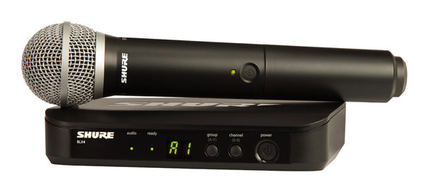 Shure BLX24UK/PG58 PG Wireless Vocal System with PG58 (Analogue)  