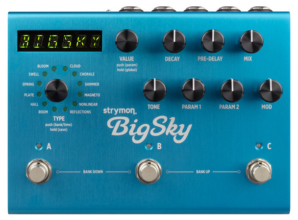 Strymon Big Sky Reverb Effects Pedal 