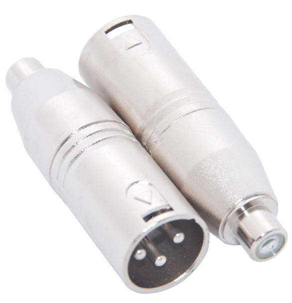 Stagg ACXMCFH male XLR to female phono adaptor (pair) 