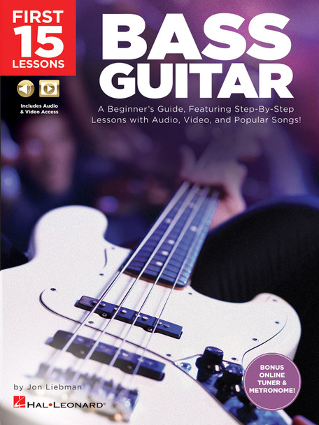 First 15 Lessons: Bass Guitar BK/MED 