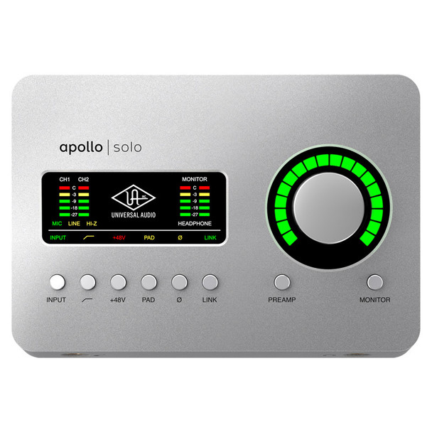 Universal Audio Apollo Solo Heritage Edition Thunderbolt 3 Audio Interface with DSP 