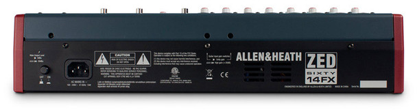 Allen & Heath ZED60-14FX Mixing Console 