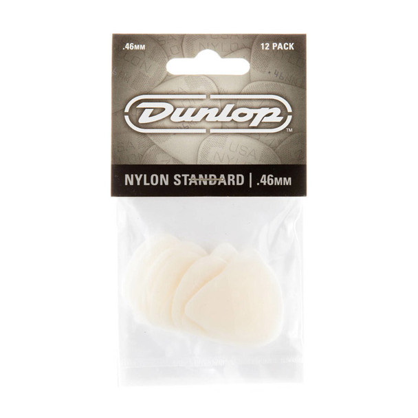 Dunlop Nylon Standard Picks .46mm, 12 Pack 