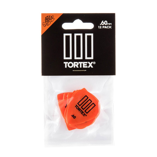 Dunlop Tortex TIII Picks .60mm, Pack of 12 