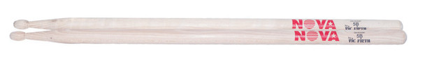 Vic Firth Nova 5B Drumsticks, Wood Tip  