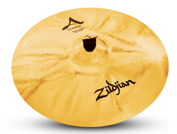 Zildjian A Custom 20 Inch Ping Ride Cymbal, Brilliant Finish 
