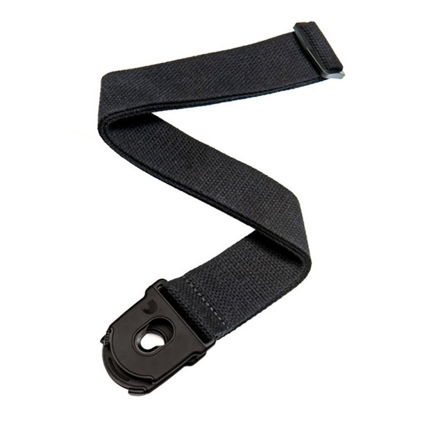 Planet Waves 50CTPL00 Planet Lock Cotton Guitar Strap, Black 