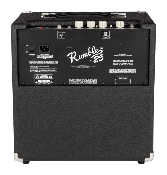 Fender Rumble 25 (V3) Bass Combo Amplifier 