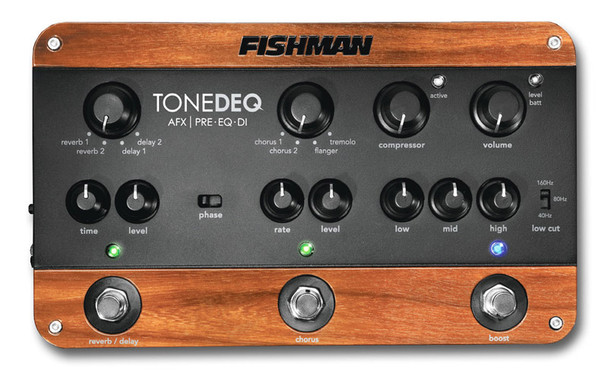 Fishman Tone Deq Acoustic Guitar Pre-Amp and FX Pedal 