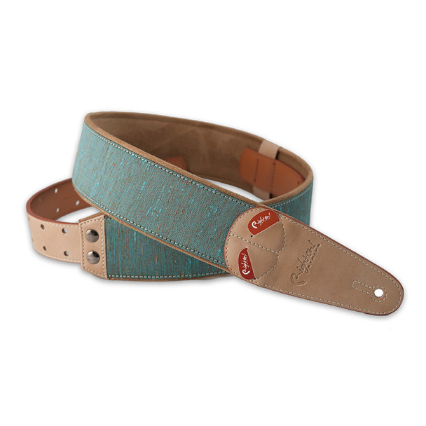 Right On Straps Mojo Series Boxeo Teal Guitar Strap 