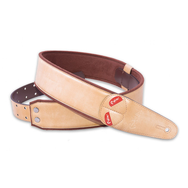 Right On Straps Mojo Series Charm Beige Guitar Strap 