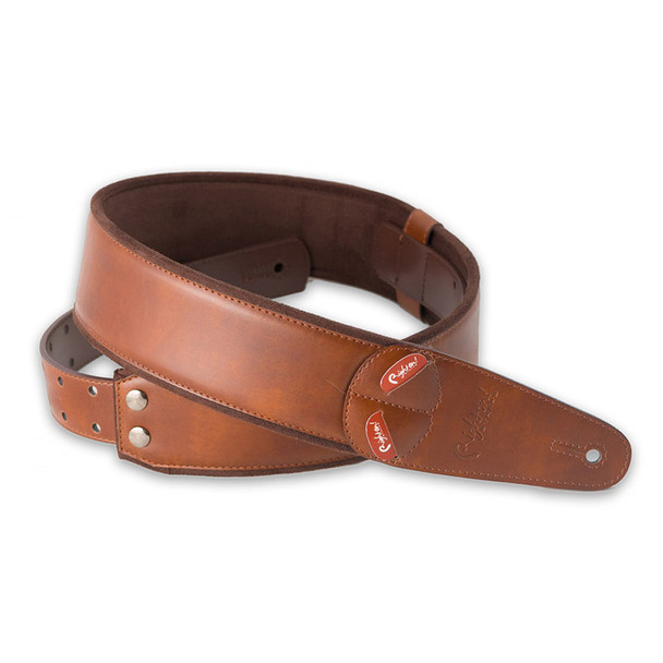 Right On Straps Mojo Series Charm Brown Guitar Strap 