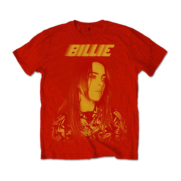 Billie Eilish Unisex Tee: Racer Logo Jumbo (Large) 