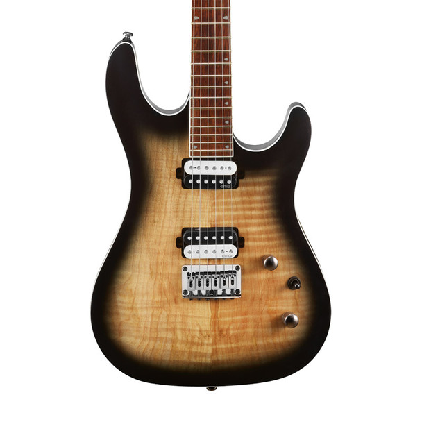 Cort KX300 Electric Guitar, Open Pore Raw Burst 