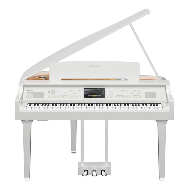 Yamaha CVP-809GPWH Clavinova Digital Grand Piano, Polished White 