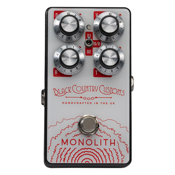 Black Country Customs by Laney Monolith Distortion Effects Pedal 