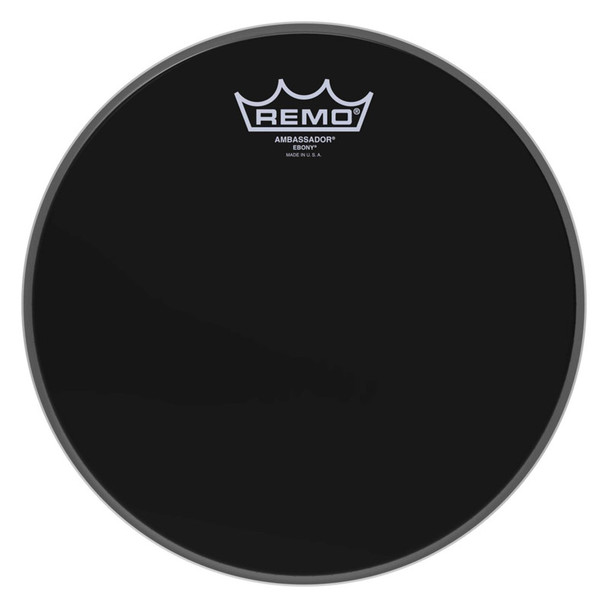 Remo ES-0010-00 Ambassador Ebony 10-inch Drum Head 