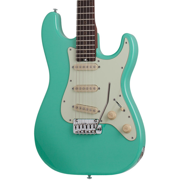 Schecter Nick Johnston Traditional SSS Electric Guitar, Atomic Green 