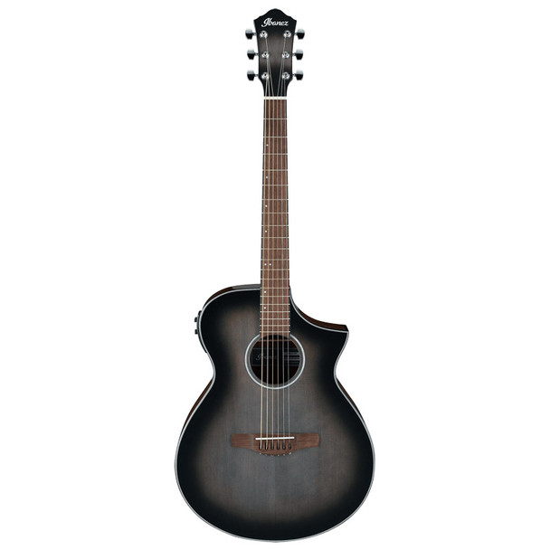 Ibanez AEWC11-TCB Electro-Acoustic Guitar, Transparent Charcoal Burst 