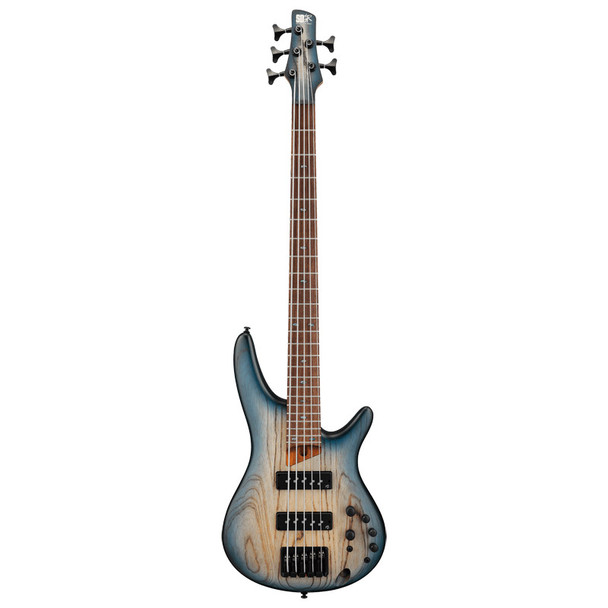 Ibanez SR Standard SR605E-CTF 5 String Bass Guitar, Cosmic Blue Starburst Flat 