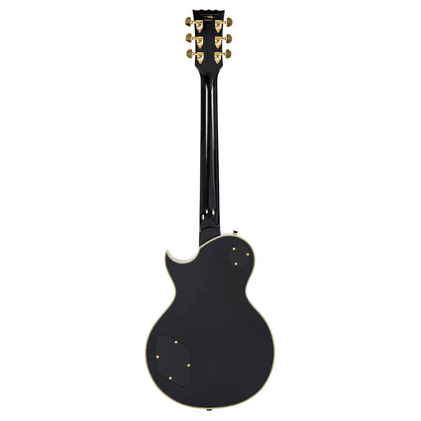 Vintage V100P Reissued Electric Guitar w/W90 Pickups, Gloss Black 