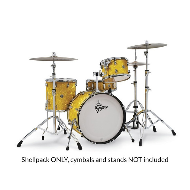 Gretsch Catalina Club 20 Inch Shell Pack in Yellow Satin Flame 