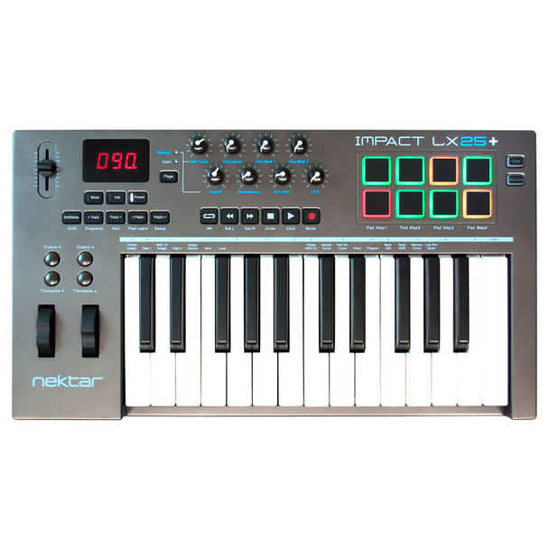 Nektar Impact LX25+ USB/MIDI Controller Keyboard 