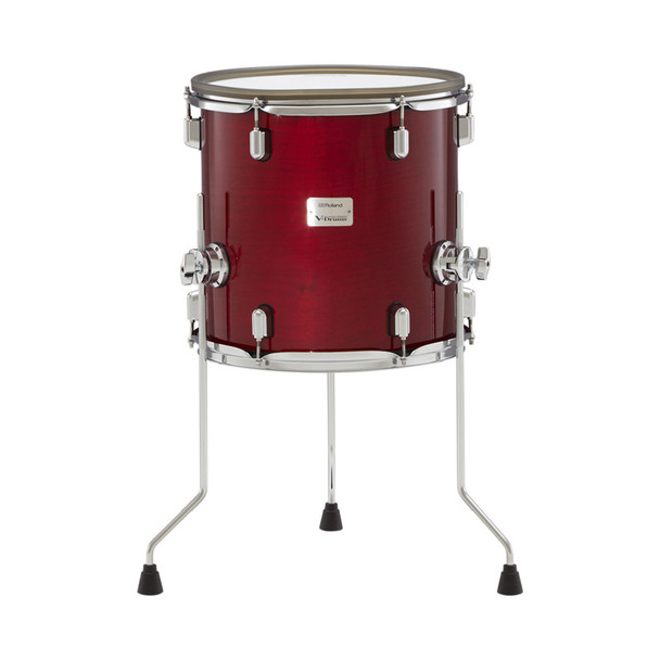 Roland PDA140F-GC V-Drums Acoustic Design Electronic Floor Tom, Gloss Cherry Finish 