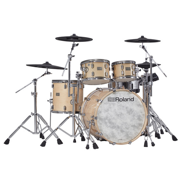 Roland VAD706-GN V-Drums Acoustic Design Drum Kit, Gloss Natural Premium Finish 