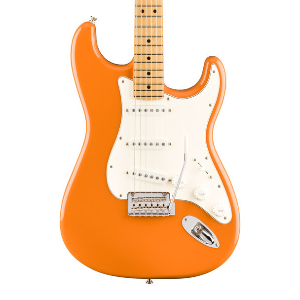 Fender Player Stratocaster Electric Guitar Capri Orange, Maple 