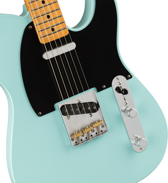 Fender Vintera 50s Telecaster Modified Electric Guitar, Daphne Blue, Maple 