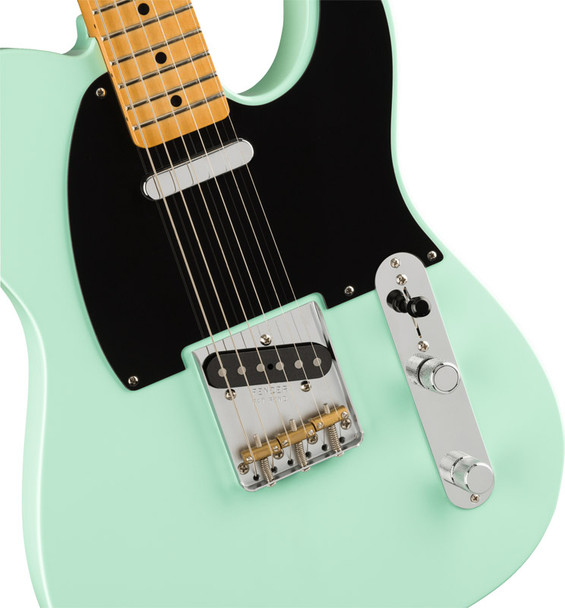 Fender Vintera 50s Telecaster Modified Electric Guitar, Surf Green, Maple 