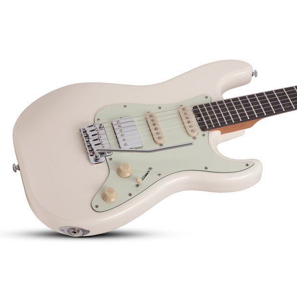 Schecter Nick Johnston Traditional HSS Electric Guitar, Atomic Snow 